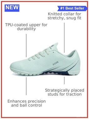 Unisex Soccer Cleats Turf Indoor AG TF High Ankle Football Boots